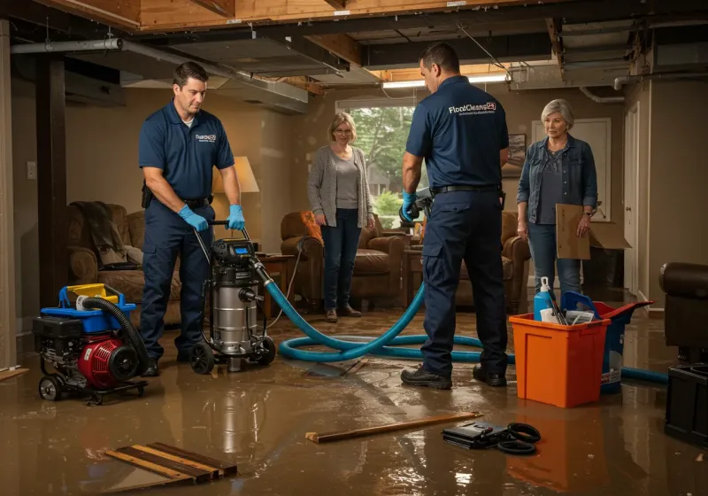Basement Water Extraction and Removal Techniques process in McDonald, PA